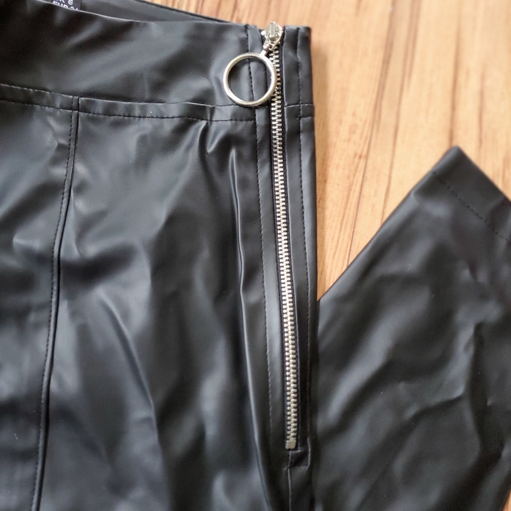 Faux Leather Pants